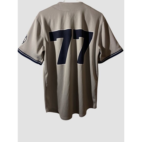 Star Wars Dark Side #77 Baseball Jersey Gray Button Up Size SM Darth Vader - Picture 2 of 7